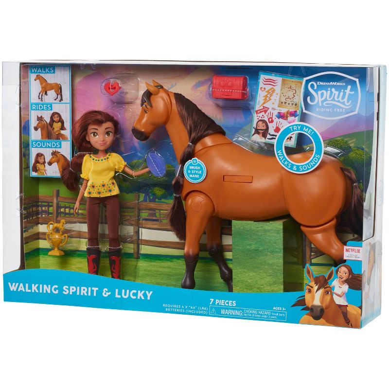 Spirit Riding Free Deluxe Walking Spirit with Lucky