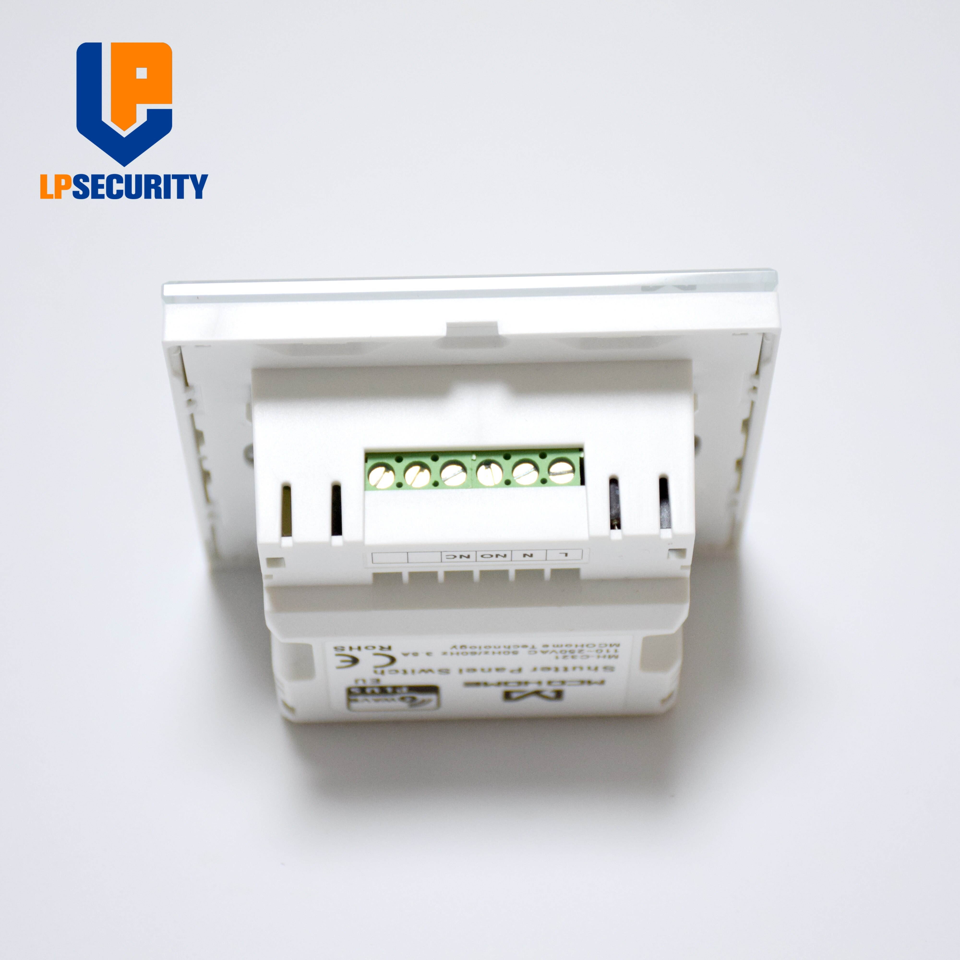 MCO Z-Wave Plus Home Glass Touch Shutter MCO-C321 With energy metering function  86*86mm