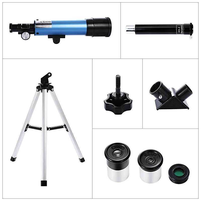 Astronomical Telescope for Kids 90X HD Zoom 36050mm Refractor with Tripod for Beginners Childrens  Small 2