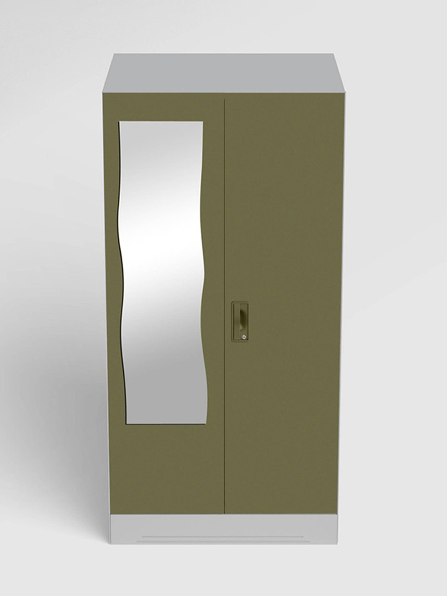 Godrej Interio Ewa Brown Engineered Wood 4 Door Wardrobe