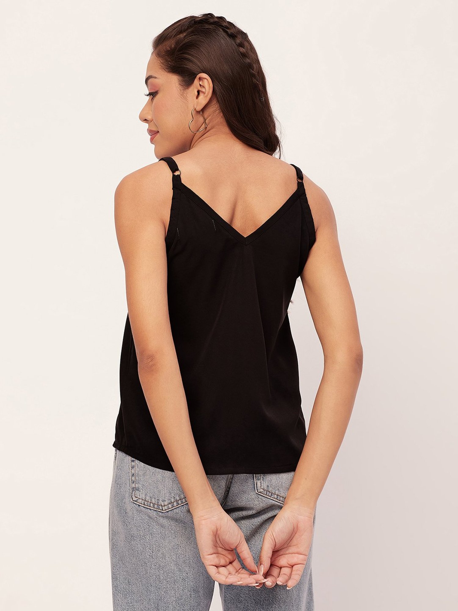 Moomaya Black & White Printed Top