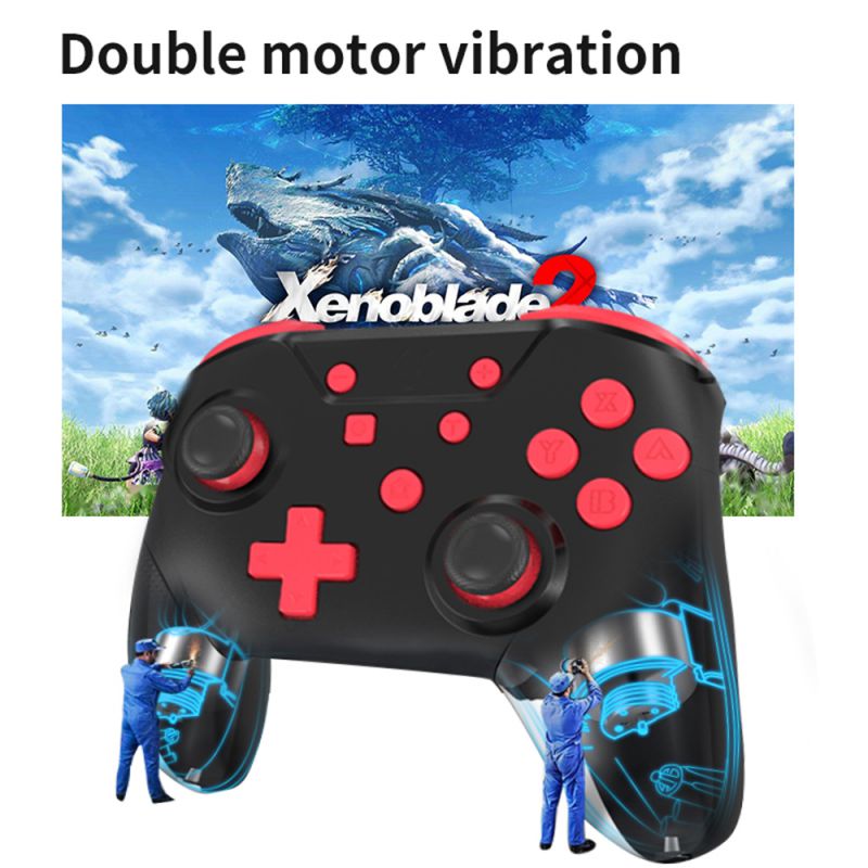 NS Lite Wireless Gamepad For Nintend Switch Pro Controller have NFC Turbo 6-Axis Doublemotor 3D Game Joysticks