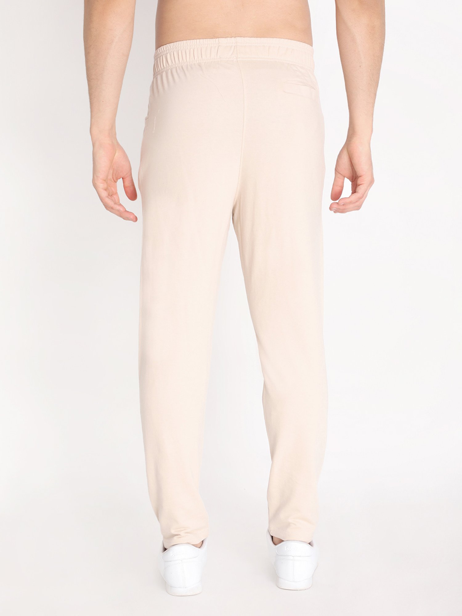 Chkokko Beige Regular Fit Trackpants