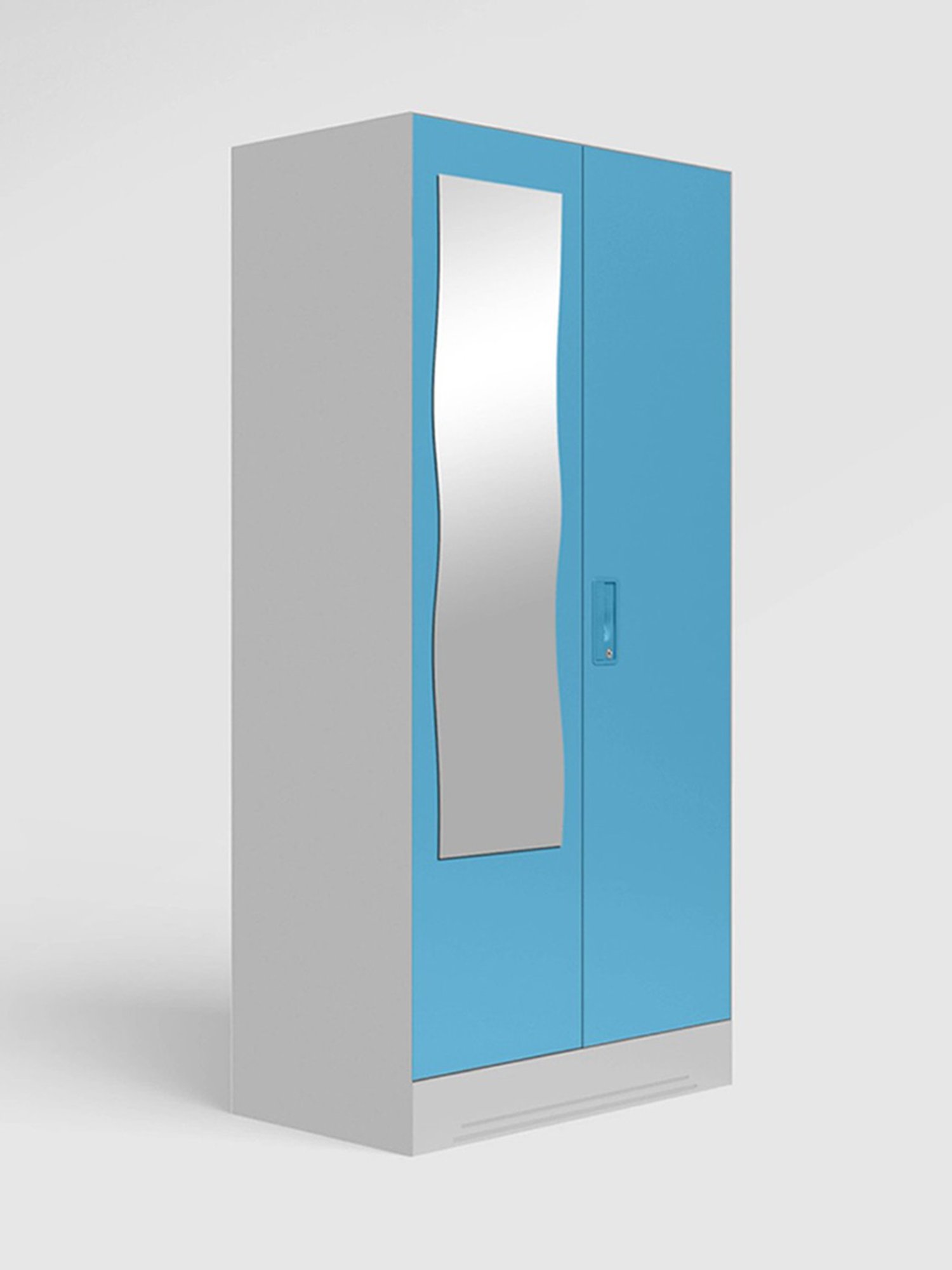 Godrej Interio Ewa Brown Engineered Wood 4 Door Wardrobe