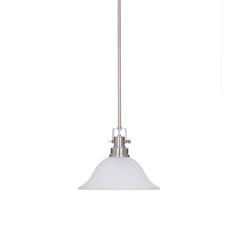 52.75" One Light Pendant Brushed Nickel - Cresswell Lighting