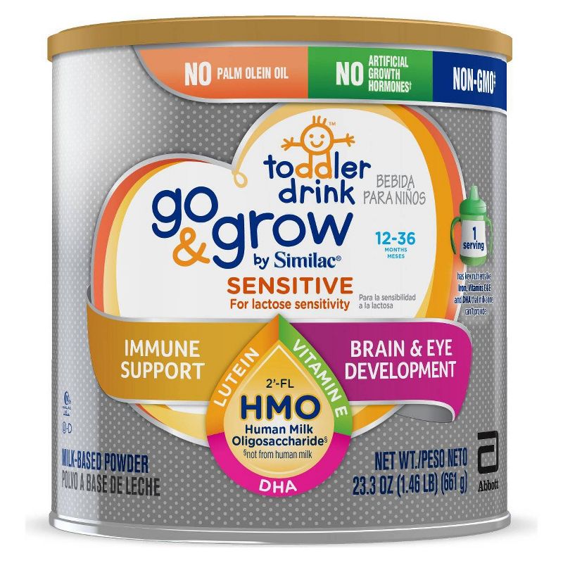 Go & Grow Sensitive by Similac Toddler Drink Non-GMO Formula Powder - 23.3oz