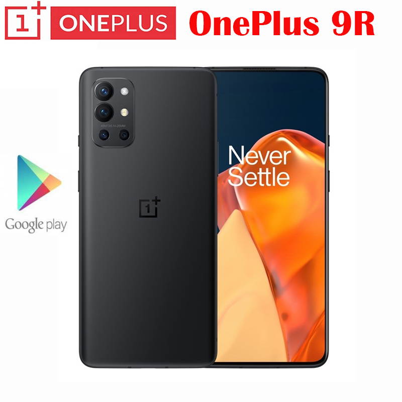 Global Rom OnePlus 9R 9 R 5G Smartphone 8GB RAM 128GB/256GB ROM Snapdragon 870 120Hz AMOLED Display 65W Warp 48MP Rear Camera NFC(In Hand)