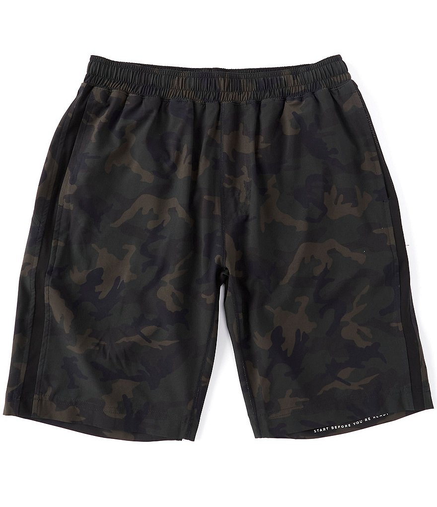 Fourlaps Advance Training 9#double; Inseam Camo Stretch Shorts