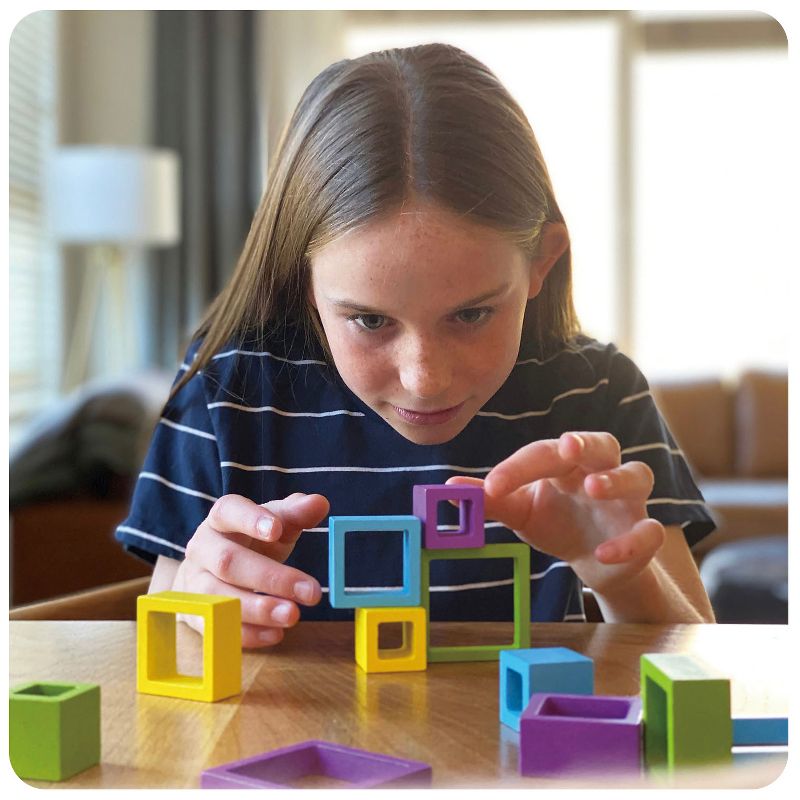 ROO GAMES - You've Been Framed! - Fast-Paced Stacking and Building Game - for Ages 8+ - Match The Pattern, Slap The Card, Win!
