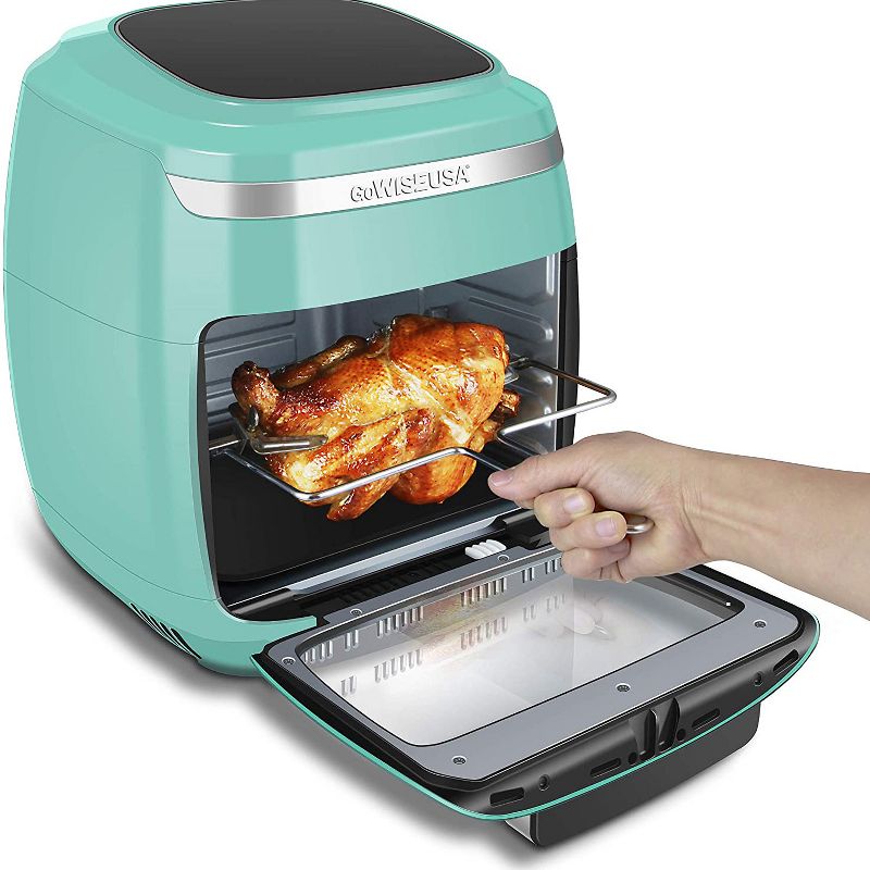 GoWISE Vibe 11.6-Quart Air Fryer Toaster Oven w/ Rotisserie & Dehydrator, Mint
