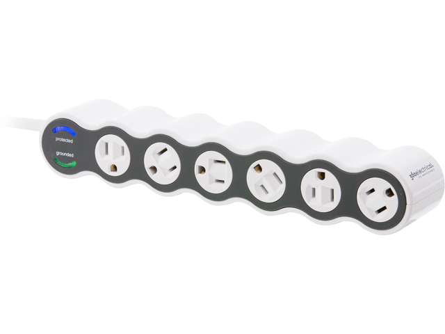 360 Electrical PowerCurve 6-Outlet Surge Protector (36051)