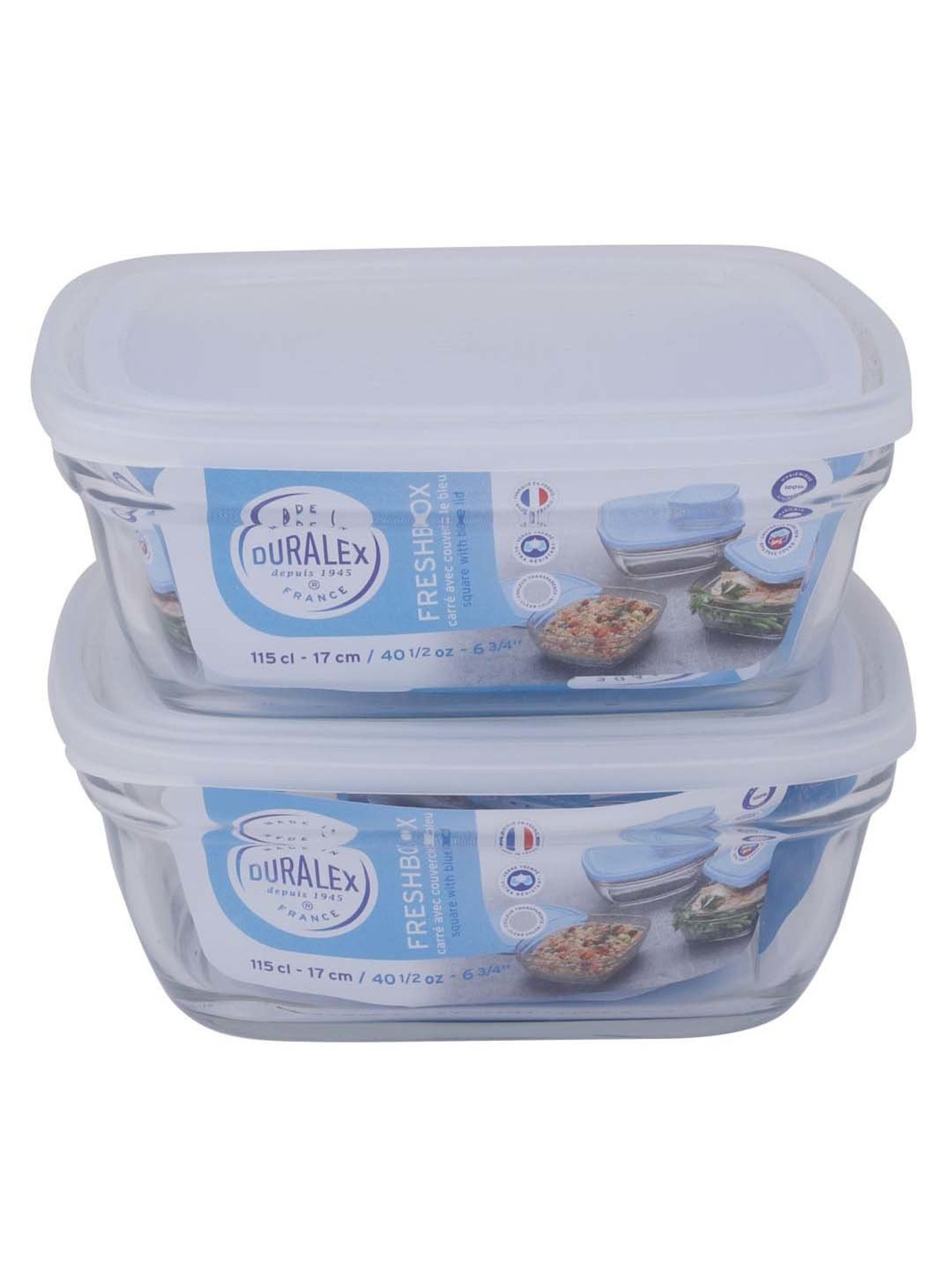 Milton Red Stainless Steel Small Tiffin Box - Set of 2