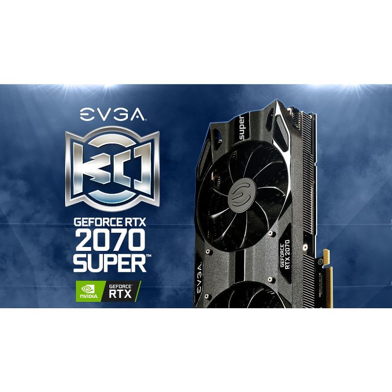 EVGA GeForce RTX 2070 Super KO Gaming, 08G-P4-2072-KR, 8GB GDDR6, Dual Fans