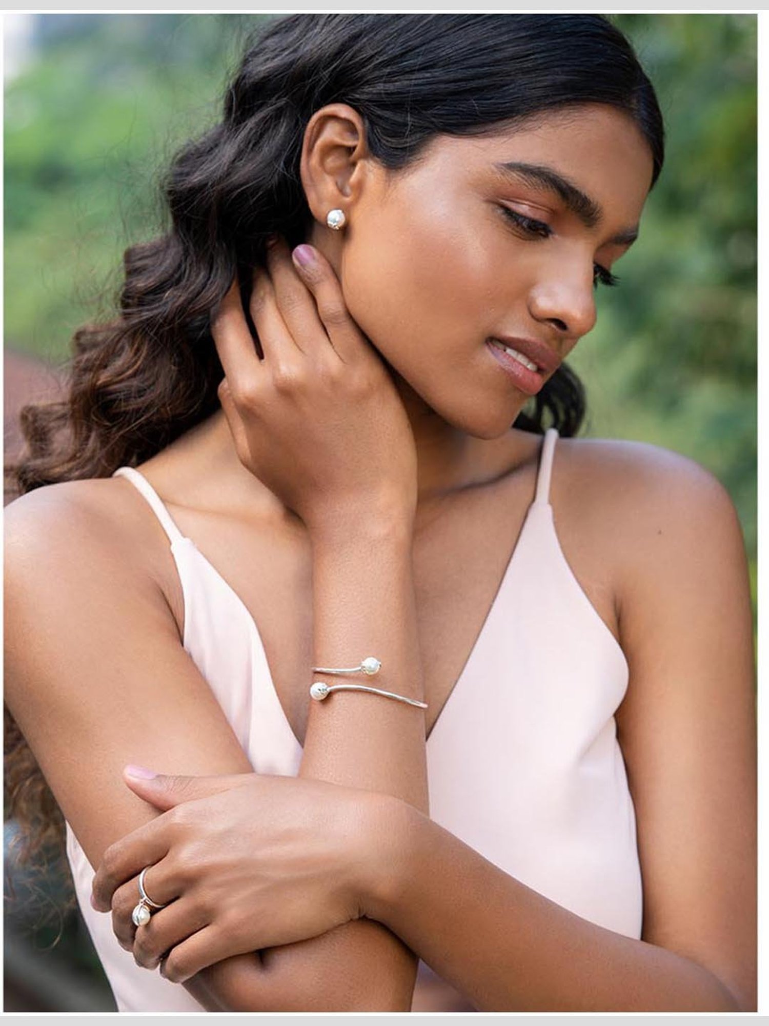 Shaya 92.5 Sterling Silver The Pearl-fect Bracelet for Women