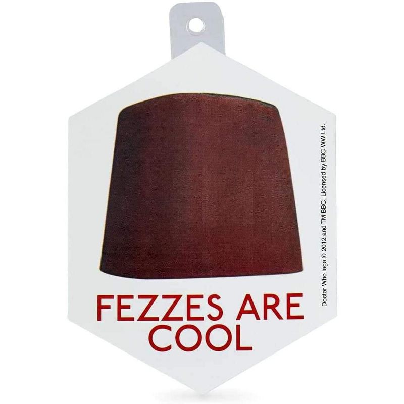 Se7en20 Doctor Who Fezzes Are Cool Sticker