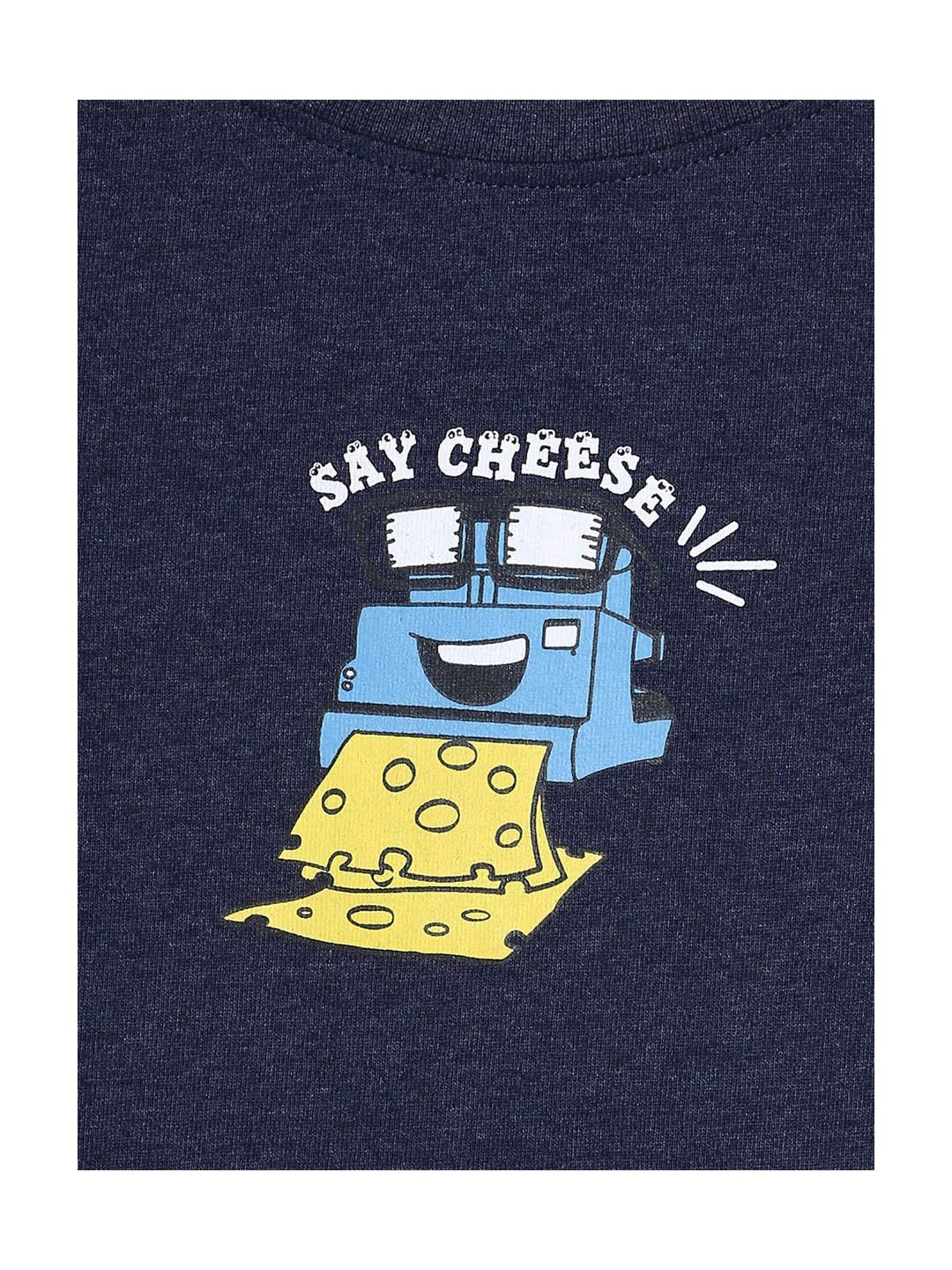 MINIKLUB Kids Navy Printed T-Shirt