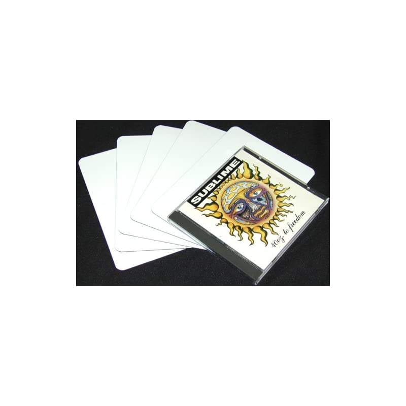 Deal Recordings Supplies 30 White Heavy Duty 30mil Narrow CD Jewel Box Divider Cards 478 x 634 CDNS68NWH30