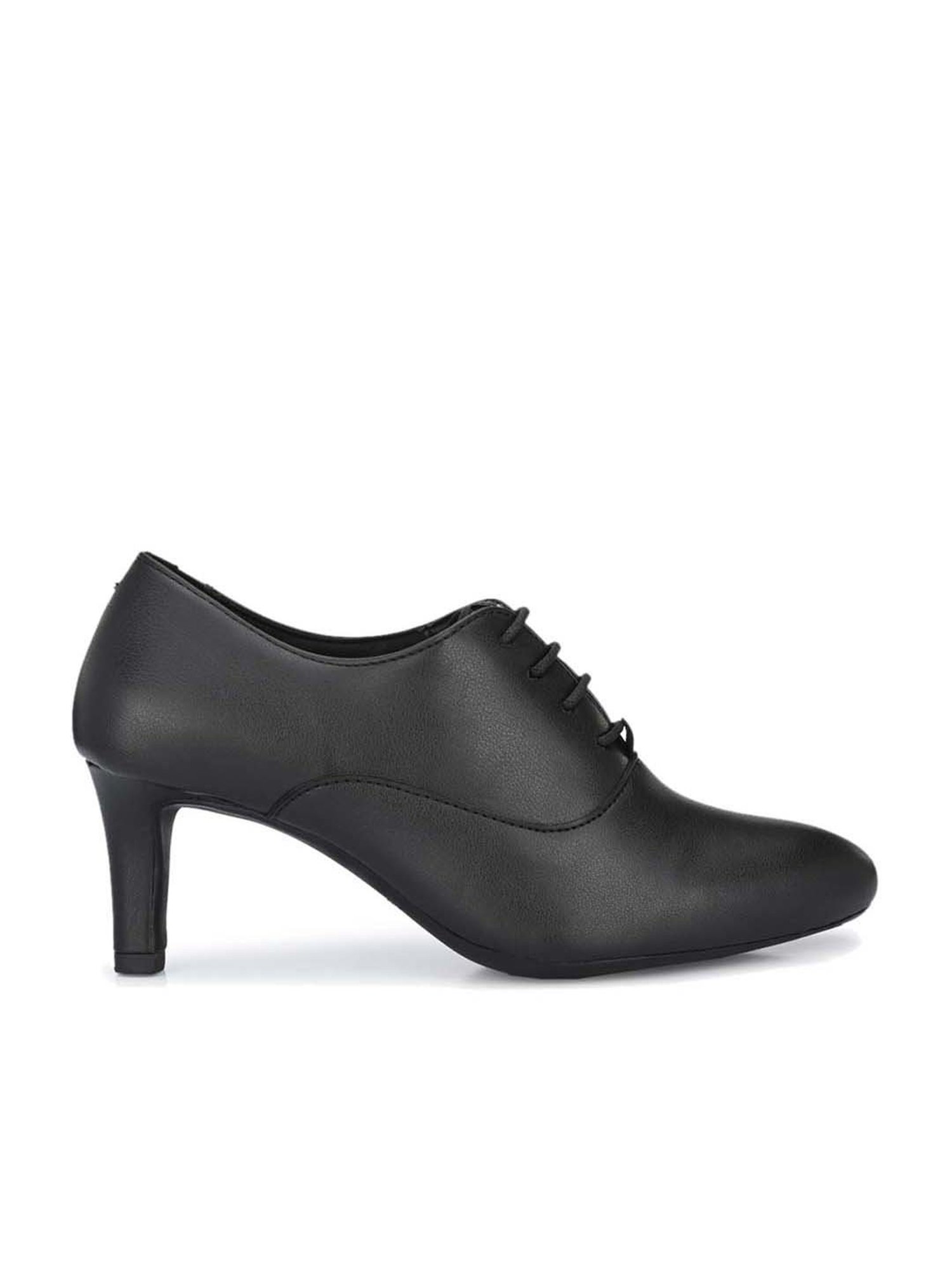 Delize Women's Black Oxford Shoes