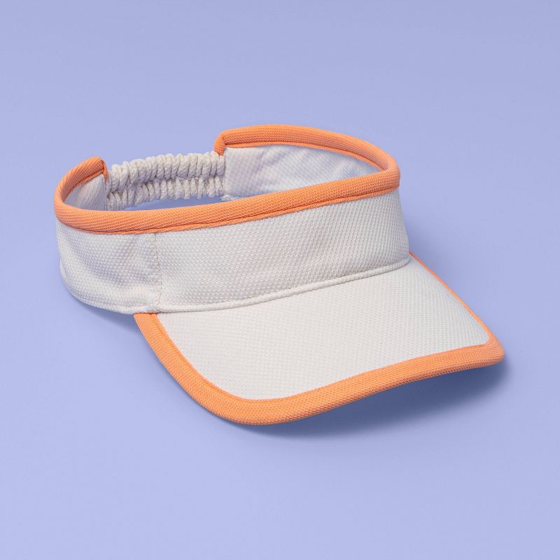 Girls' Panama Straw Striped Hat - art class™ Tan