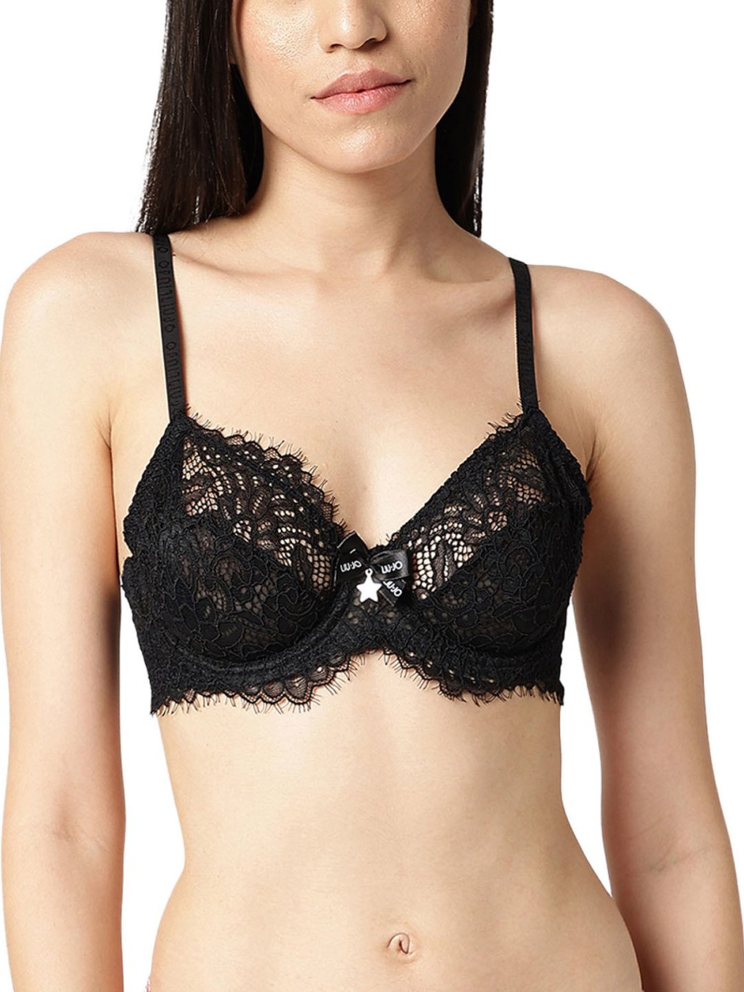 Liu Jo Nero Lace Under Wired Non Padded Bralette