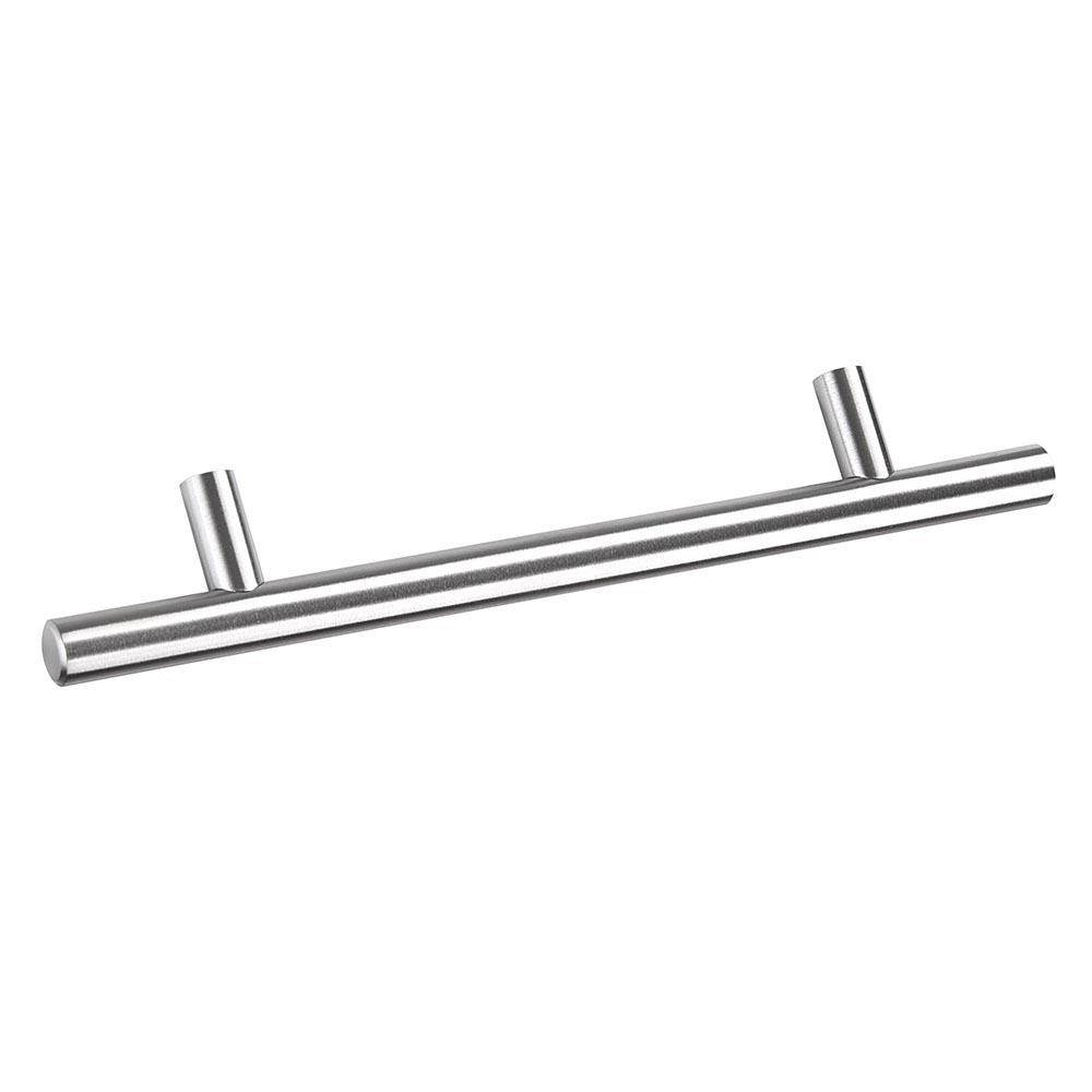 10Pcs 8" T Bar Brushed Stainless Steel Kitchen Cabinet Door Handles 5" Hole Center Drawer Pulls