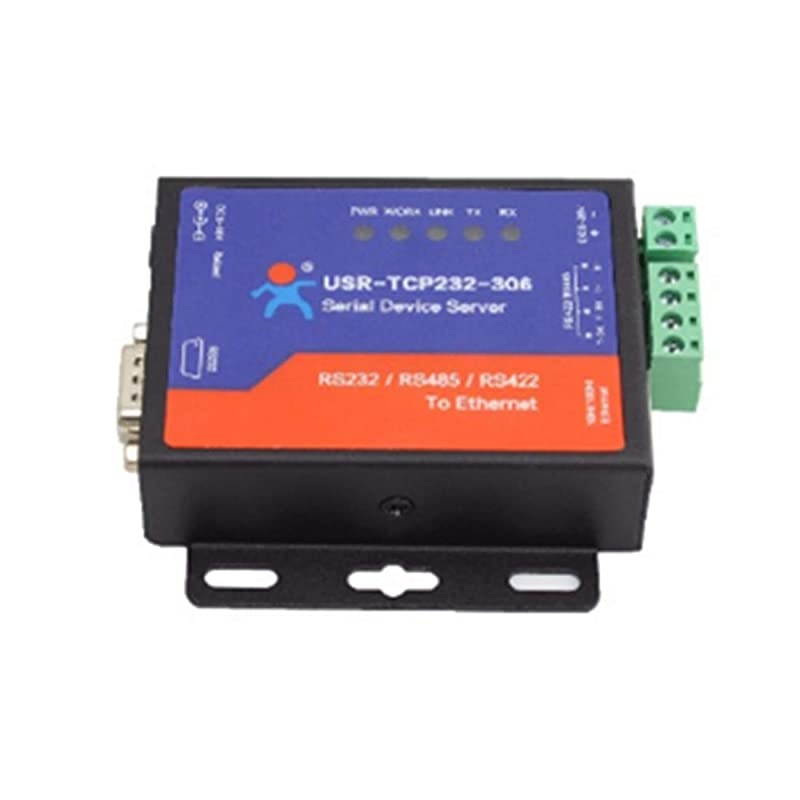 Port Serial Server RS232 RS485 RS422 Serial to Ethernet Converter Transparent Transmission Between RS232RS485RS422 Ethernet Serial Data Communication Device TCP232306 RS232485422 Port