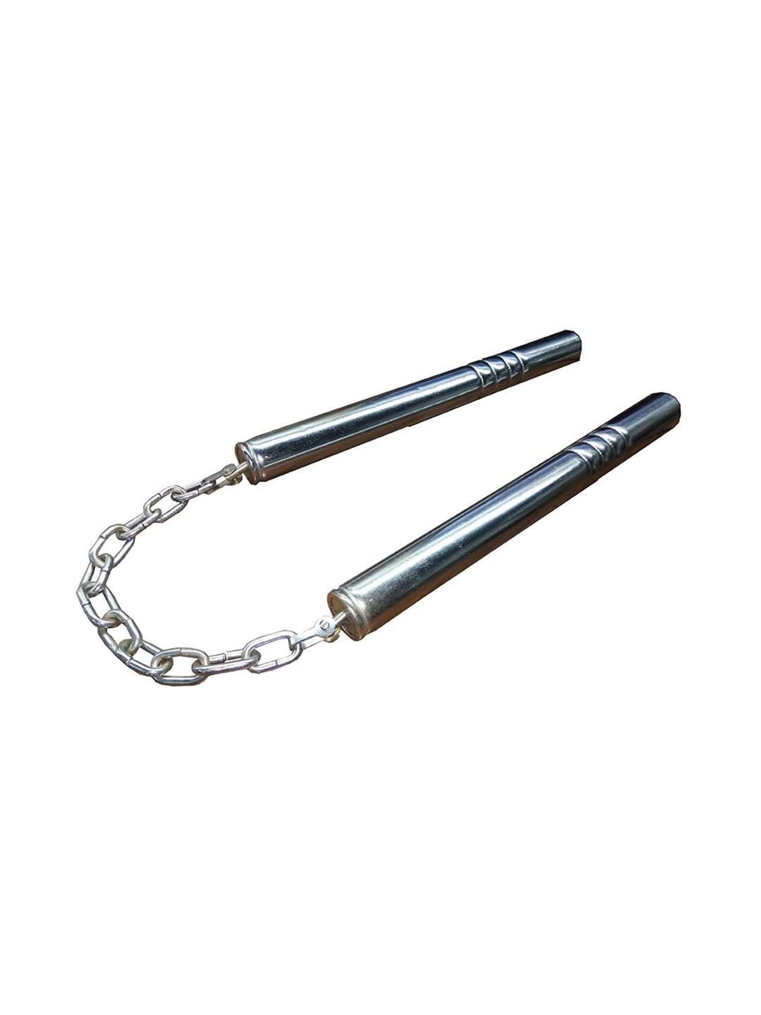 Diablo Silver Steel Nanchaku Gymnastic Stick