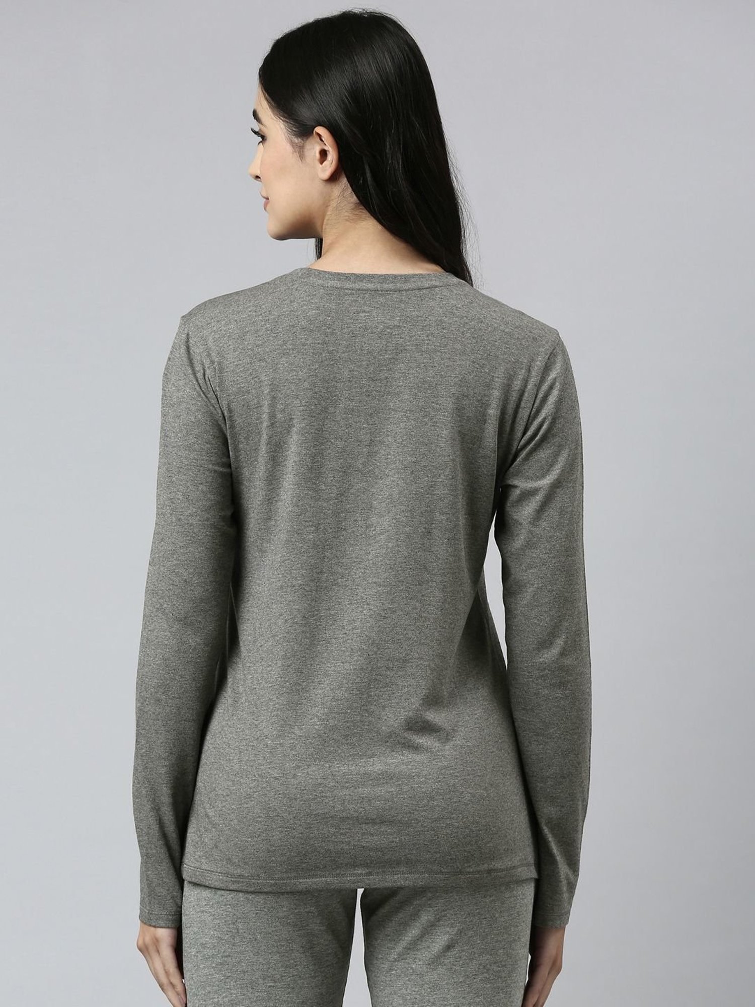 Enamor Pewter Grey Graphic Print T-Shirt