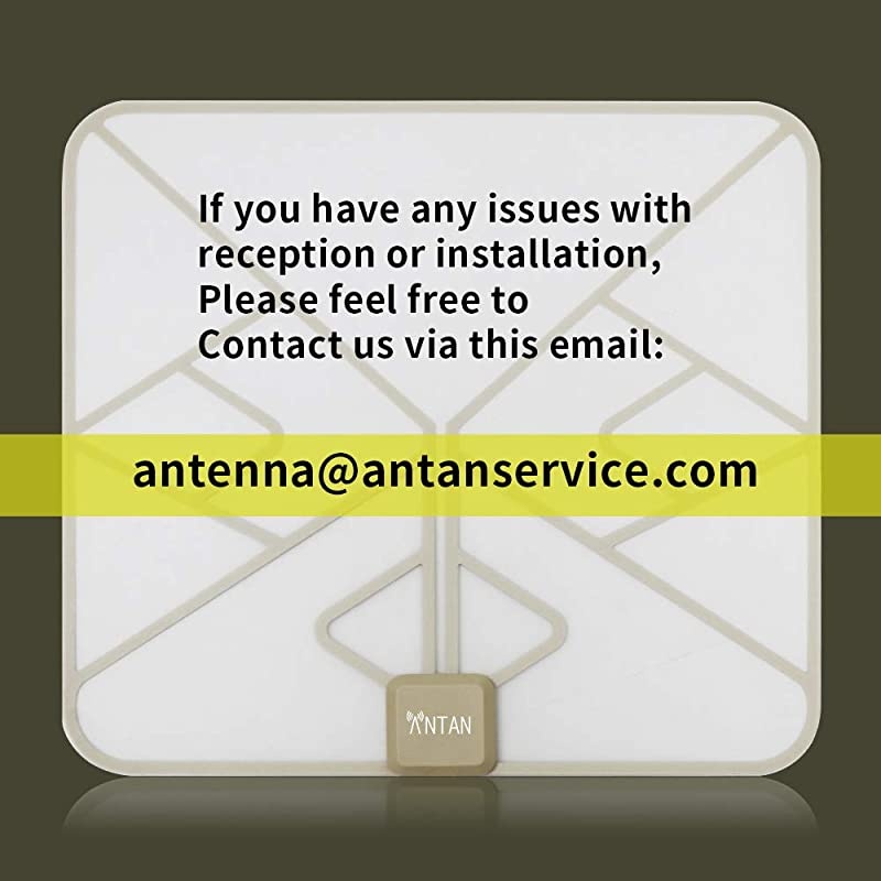 Indoor Window Hdtv Antenna Up to 4050 Miles RangeTransparentn Soft Design Support 4K 1080P VHF UHF Freeview Television Local Channelswitht Longer 165ft Coax Cable