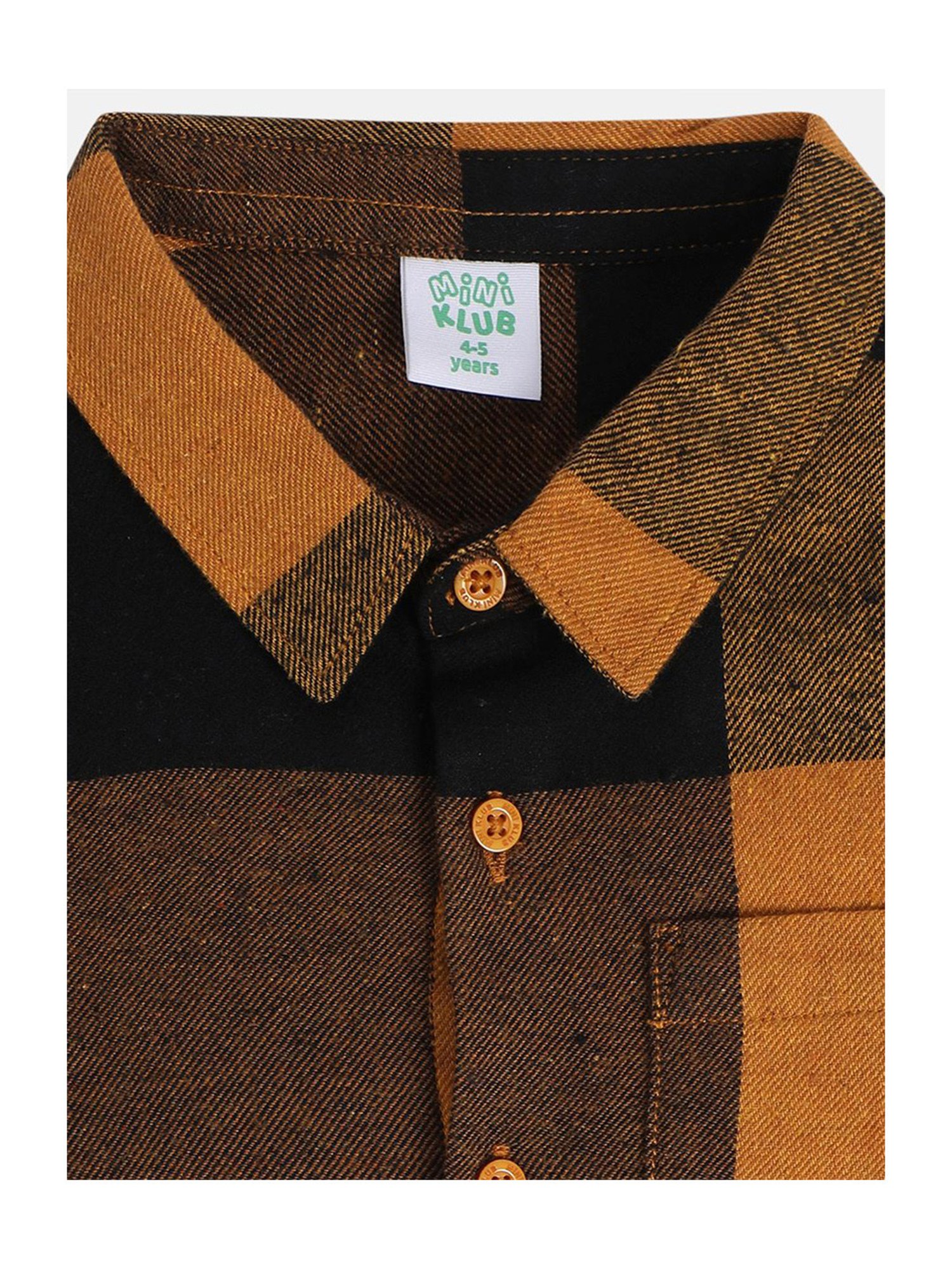 MINIKLUB Boys Multicolor Checks Full Sleeves Shirt