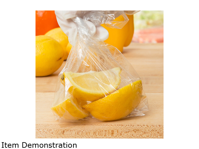 Inteplast Group PB040212 Get Reddi Food & Poly Bag, 4x2x12, 1-Quart, 0.68 Mil, Clear, 1000/Carton, 1 Carton