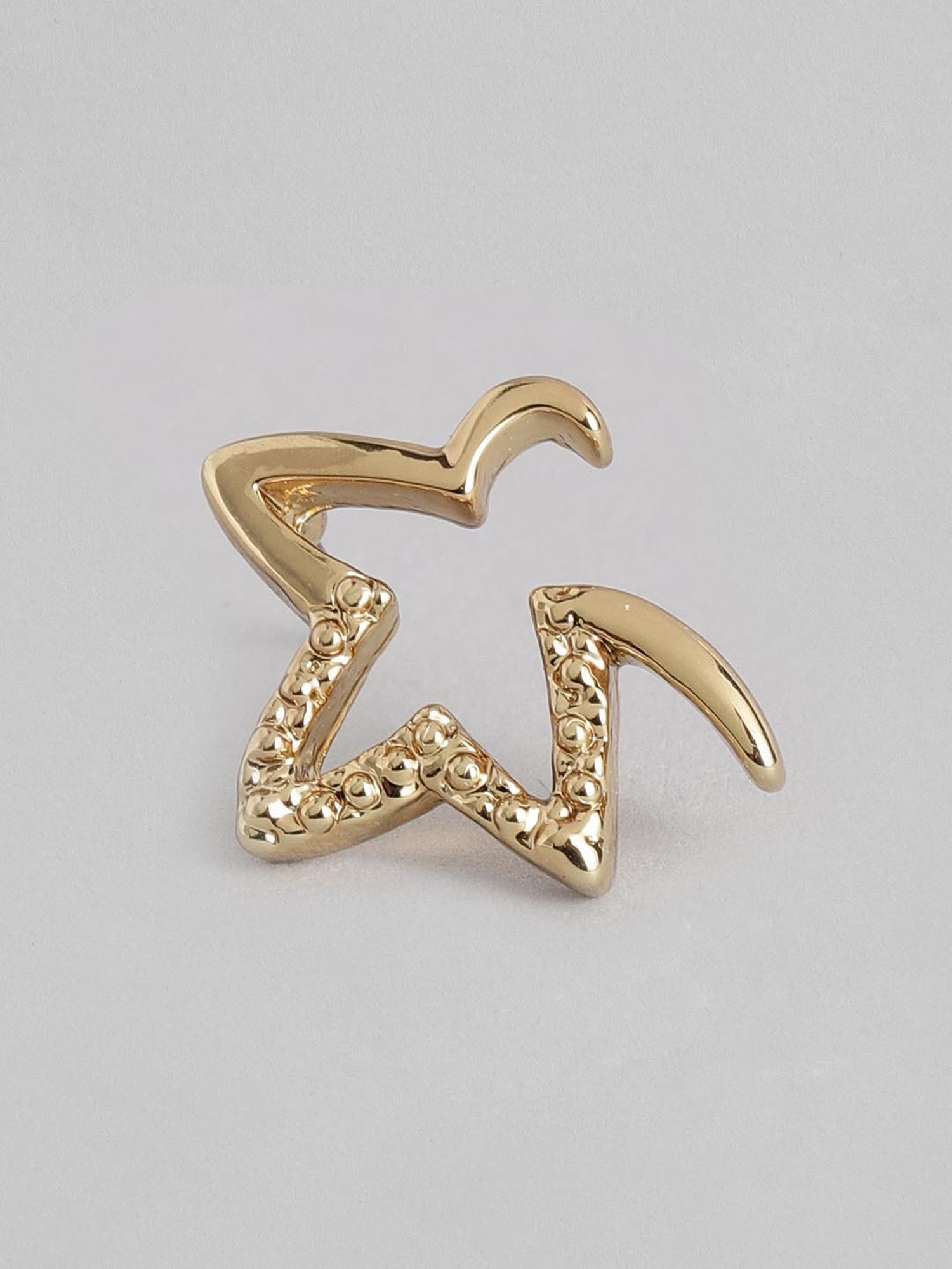 Estele Gold-Plated Heart-Shaped Combo Earrings for Girls/Women - Pack of 2