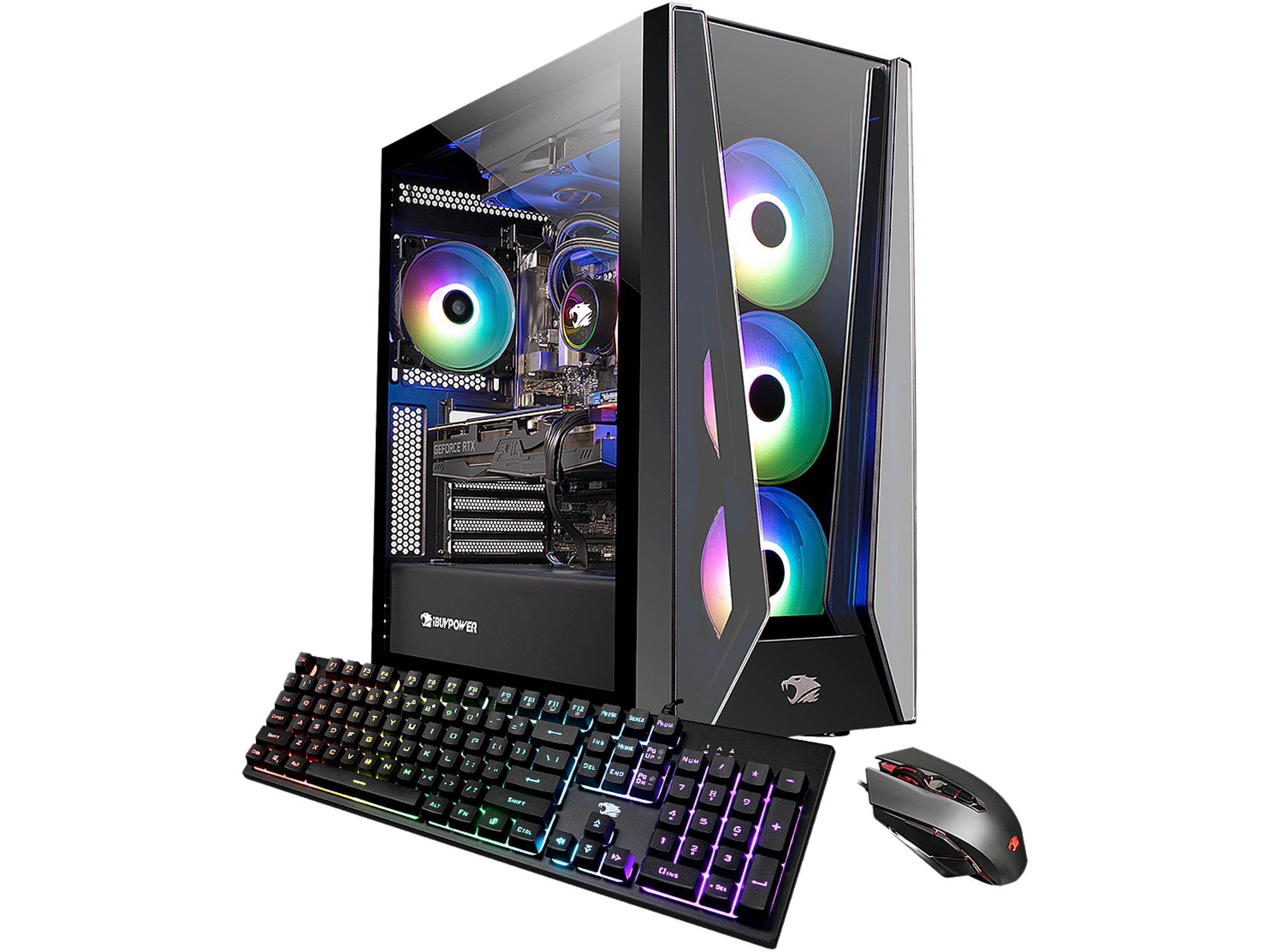 iBUYPOWER Gaming Desktop Trace5MR1003Ti Intel Core i7 11th Gen 11700KF (3.60 GHz) 16 GB DDR4 1 TB PCIe SSD NVIDIA GeForce RTX 3080 Ti Windows 10 Home 64-bit
