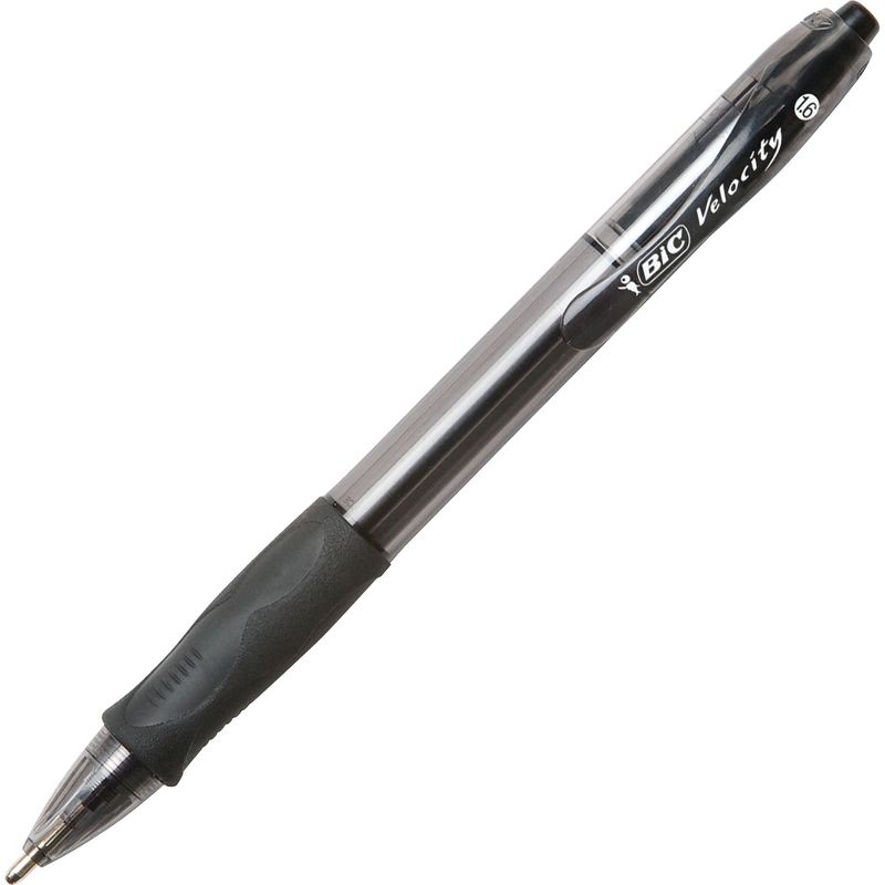BIC Velocity Retractable Ball Pen Black Ink 1.6 mm 36/Pack VLGB361BK