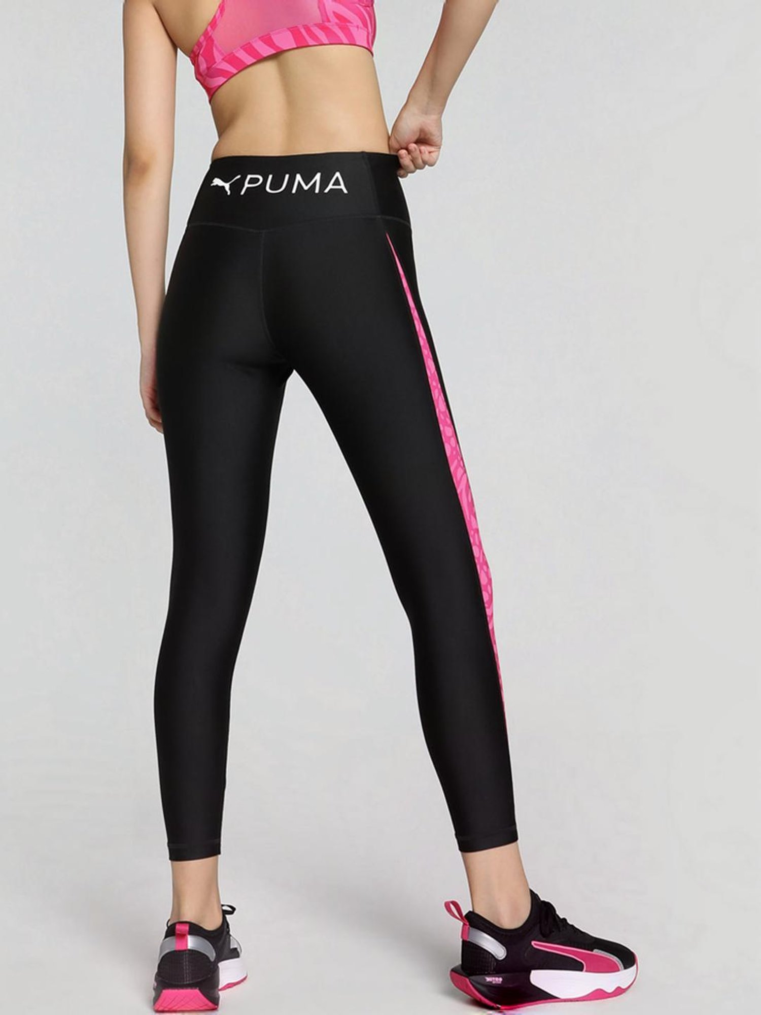 KENDALL + KYLIE White Printed Sports Tights