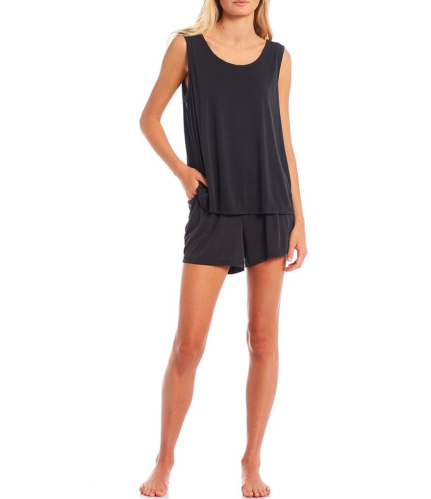 Nottibianche Easy Essentials Coordinating Solid Drawstring Sleep Shorts