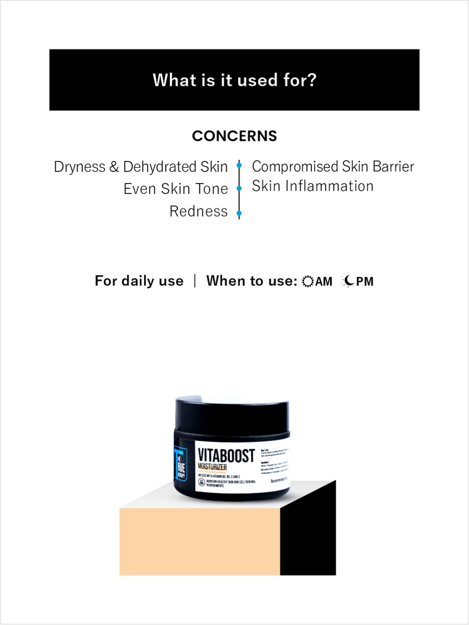 The True Therapy VITABOOST Vitamin B, C & E Moisturizer - 50 ml