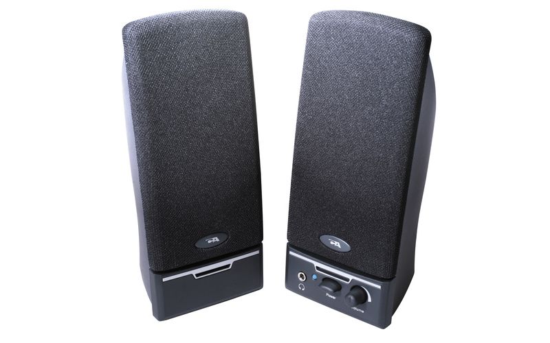 Cyber Acoustics CA-2012WW 2.0 Speaker System - 4 W RMS - Black- 85 Hz - 18 kHz
