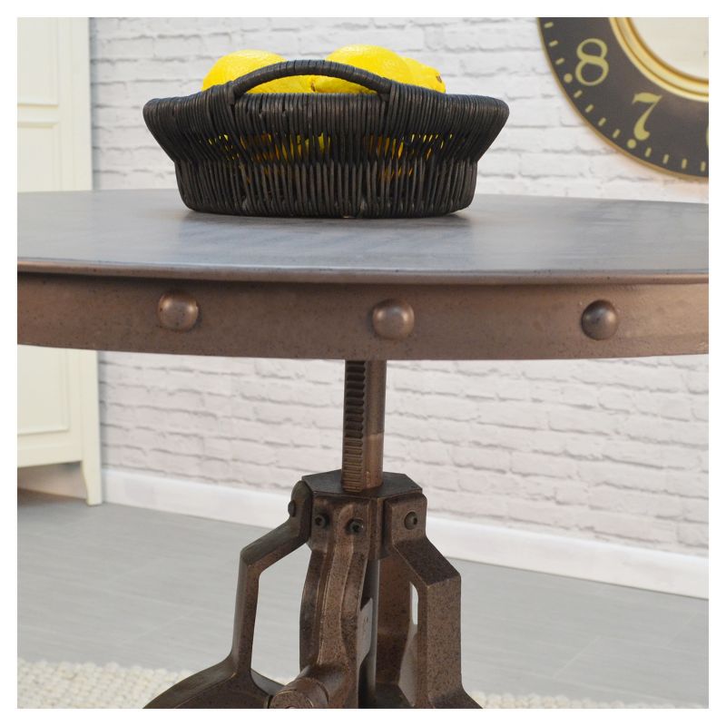 Mundra Adjustable Crank Dining Table - Carolina Cottage