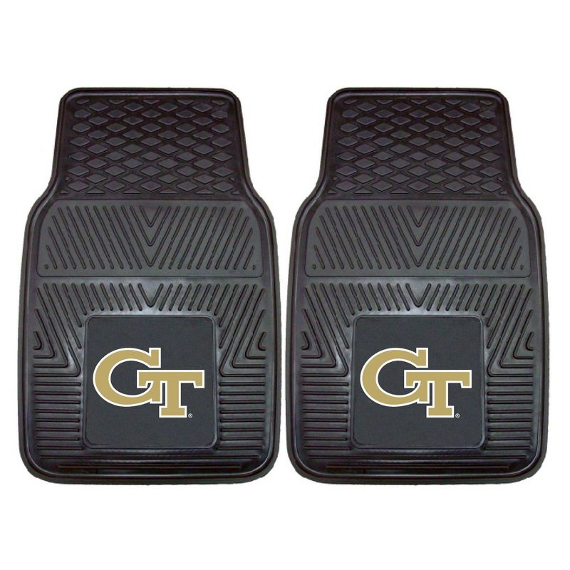 NCAA Georgia Tech Vinyl Car Mat Set - 2pc