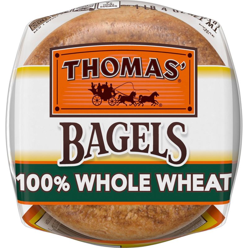 Thomas' Whole Wheat Bagels - 4oz/6pk
