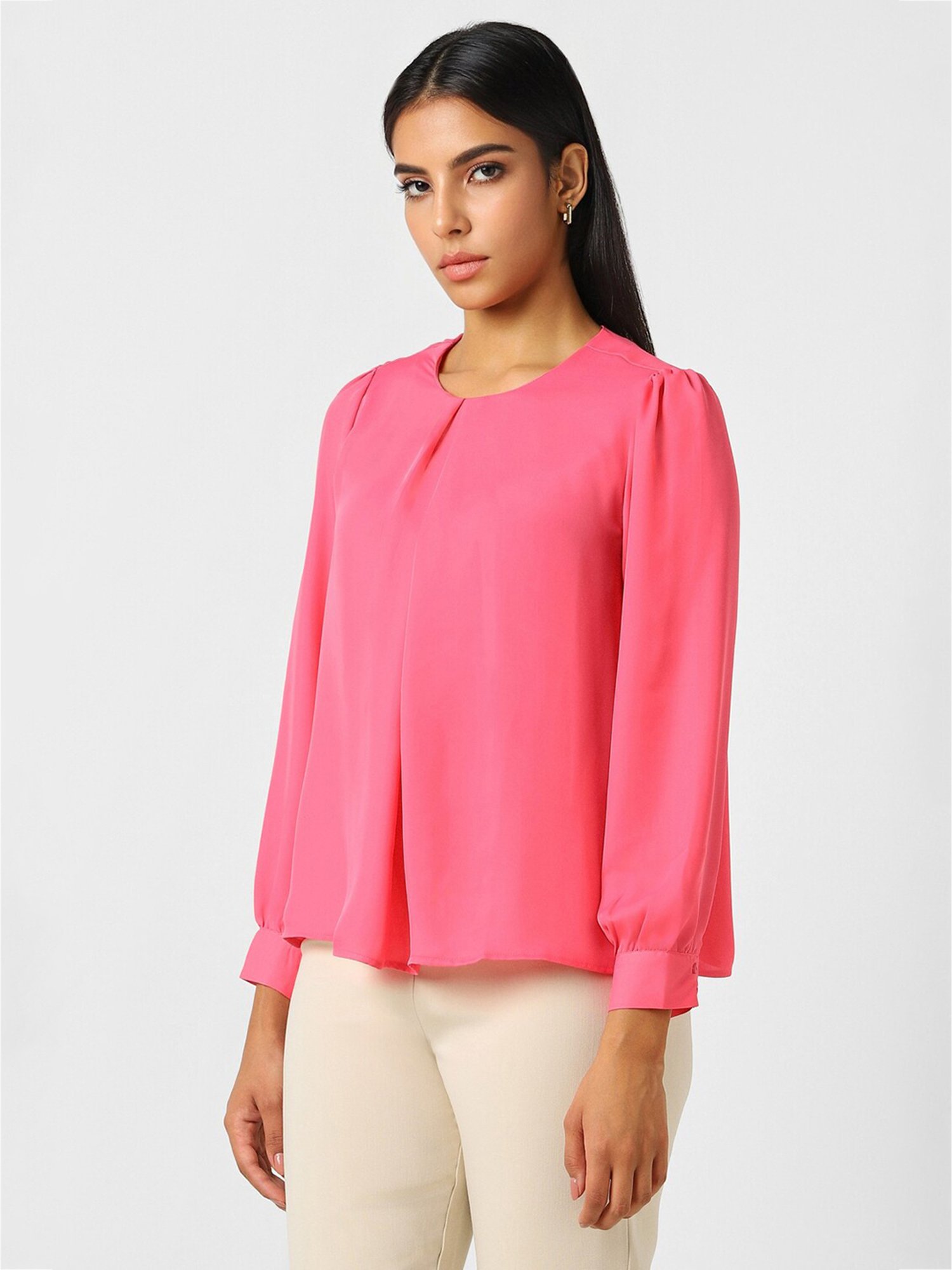 Van Heusen Pink Regular Fit Top
