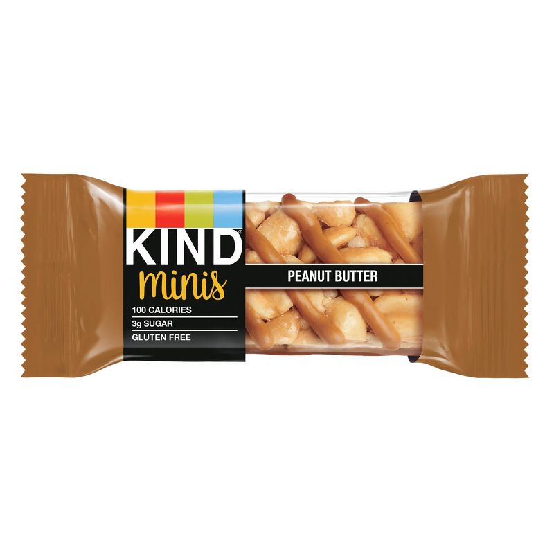 KIND Minis Peanut Butter Dark Chocolate + Peanut Butter - 20ct