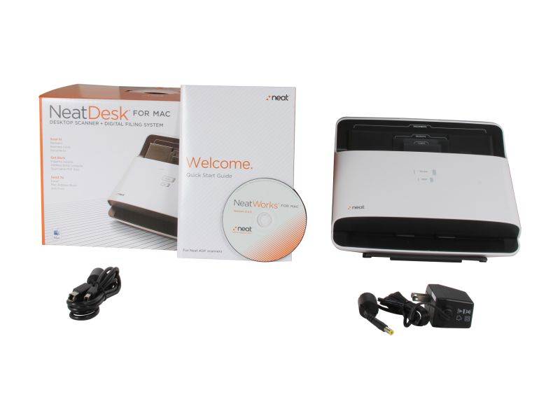 NeatDesk 00698 Duplex up to 600dpi USB Desktop Scanner plus Digital Filing System for Mac