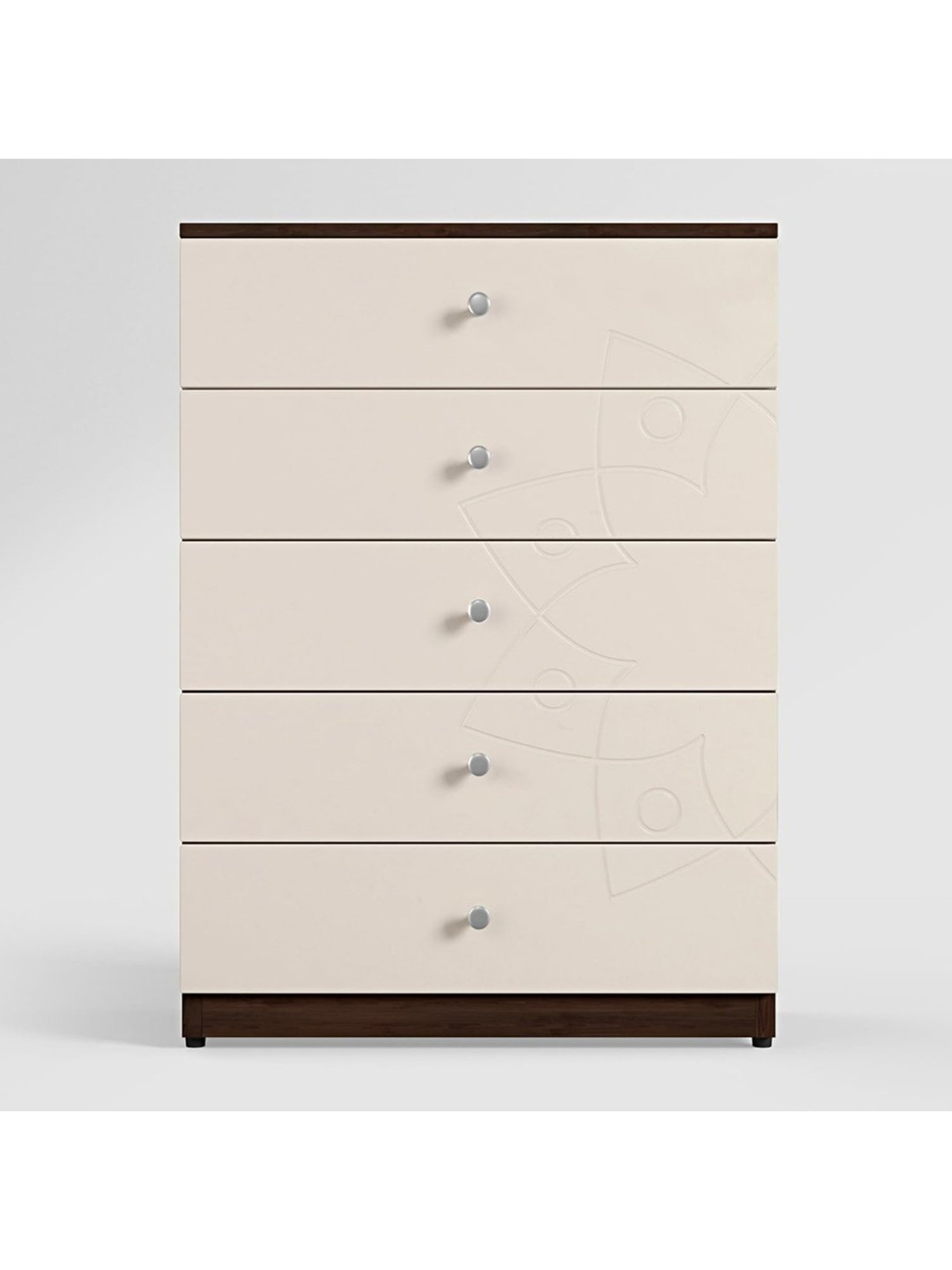 Godrej Interio Pavo ?Beige Engineered Wood Chest of Drawer (1 Year Warranty)