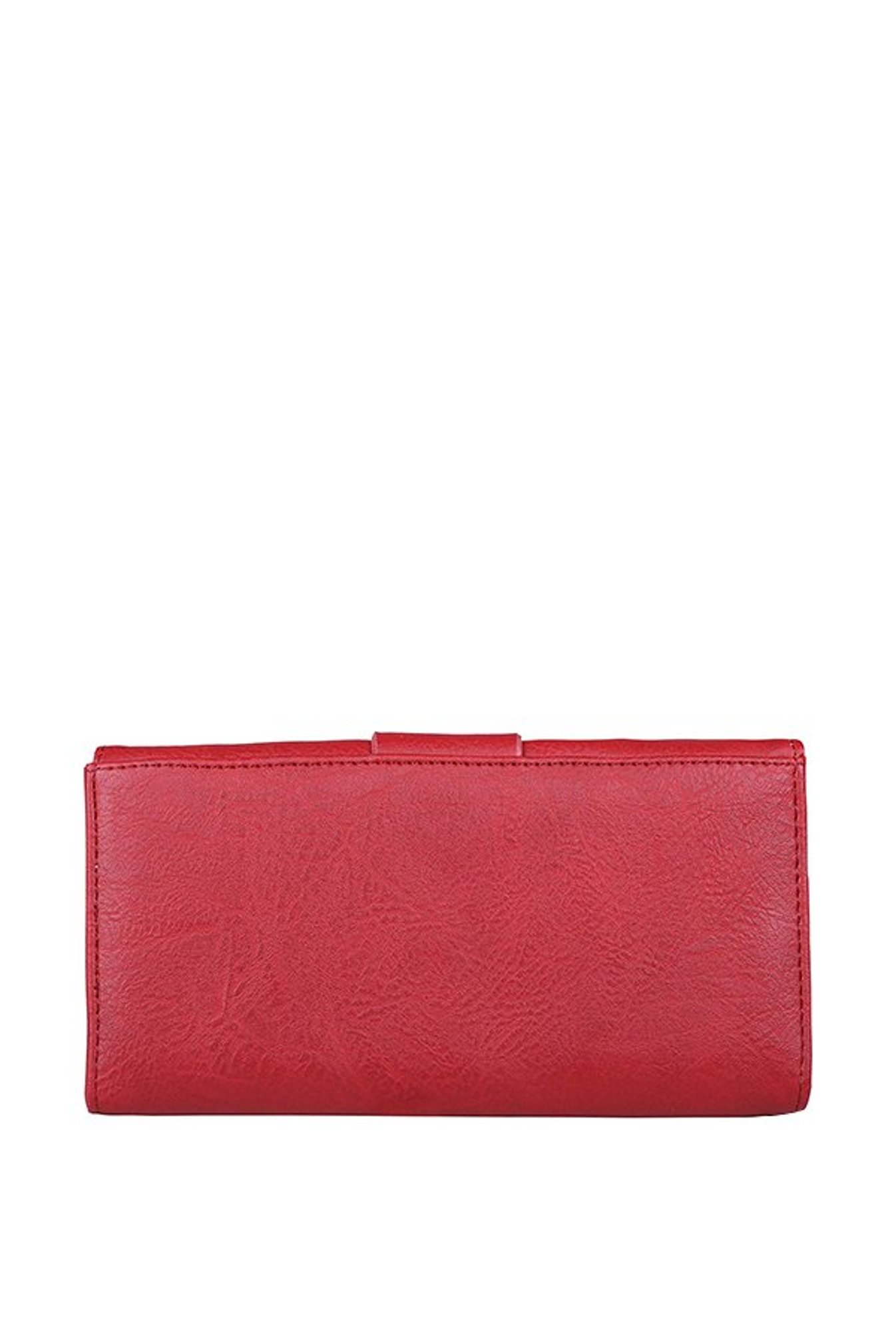 Giordano Red Riveted Tri-Fold Wallet