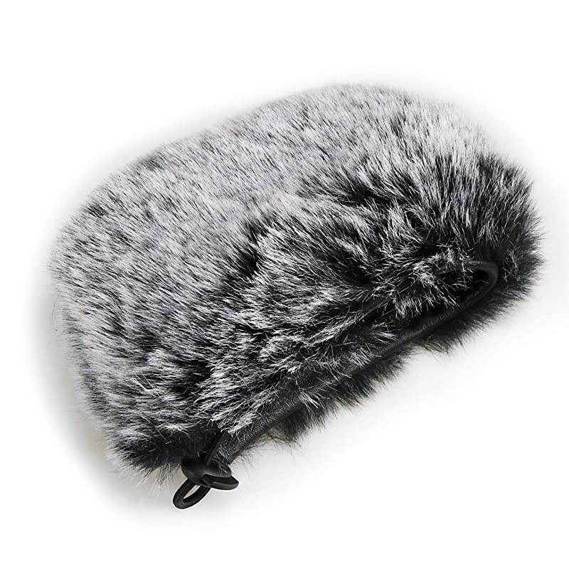 Furry Windscreen Wind Shield Mic Windshield Muff Fur Custom Fit for Shure MV5 Condenser