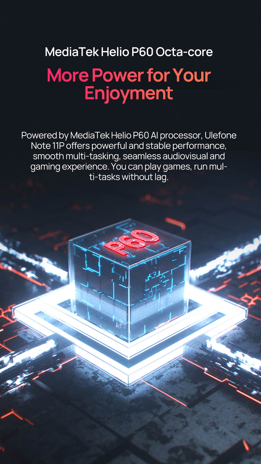 Ulefone Note 11P (2021) Unlocked Phones, Android 11 P60 Octa-core 8GB + 128GB ROM, 48MP Four Rear Camera + 8MP Front Camera, 6.55" HD+ Screen 4400mAh Big Battery Dual 4G Unlocked Smartphone