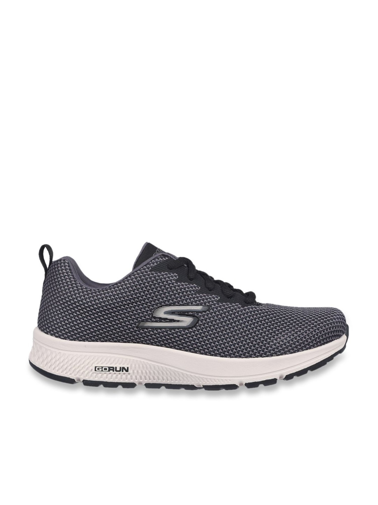 Skechers Women's GO RUN CONSISTENT-GLACIER RUN Black Mauve Running Shoes