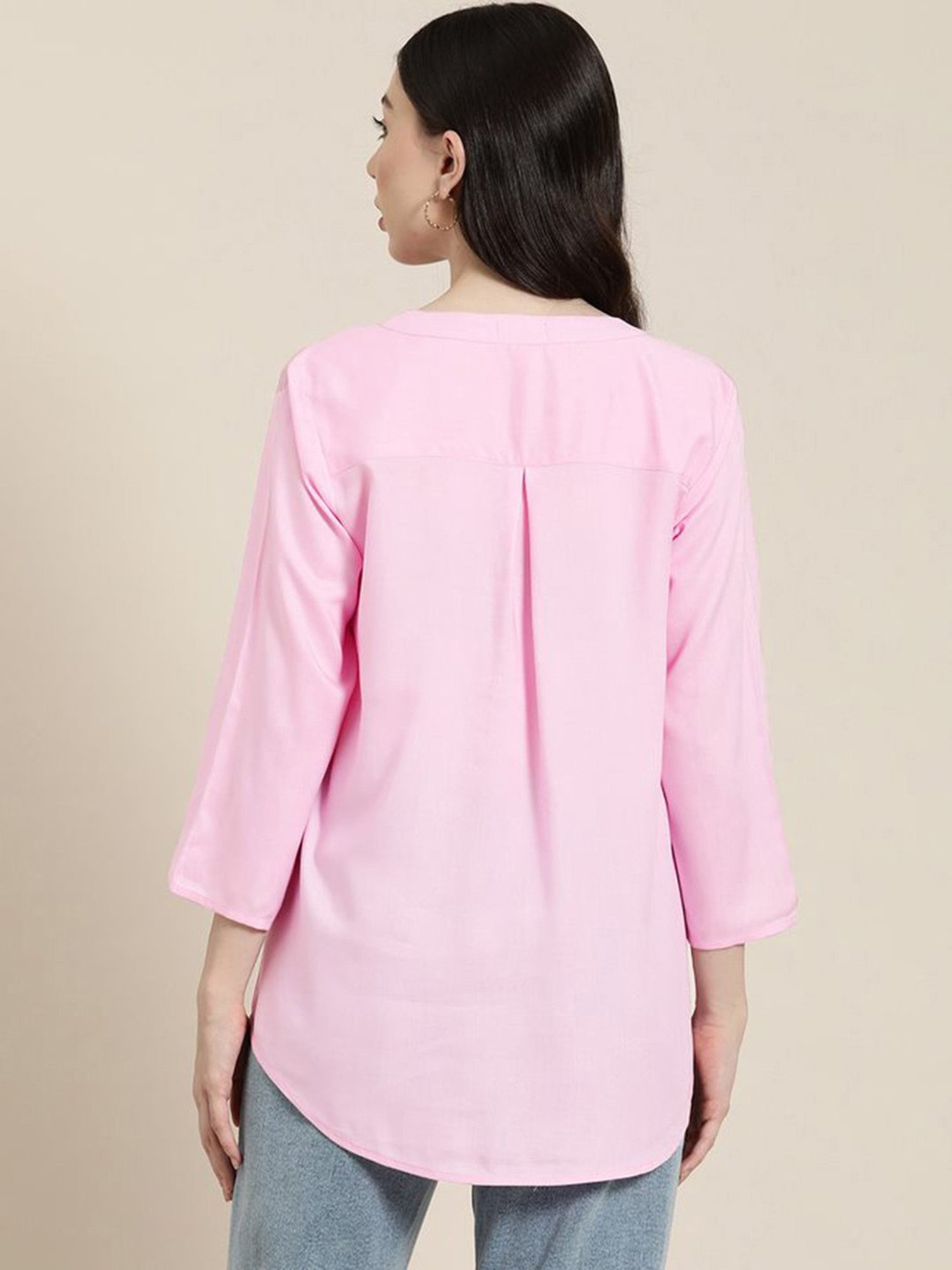 Qurvii Pink Top